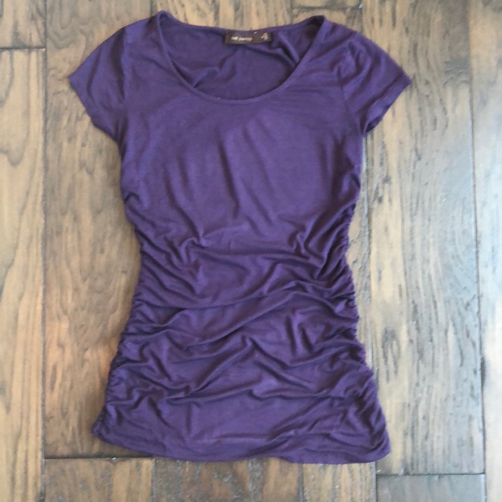 The Limited ruched side shirt